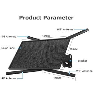 Avenir AV-4G-RTR 20Watt Güneş Enerjili Solar 4G Wifi Router İnternet Dağıtıcı