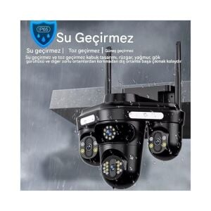 Avenir AV-S316X 10X Optik Zoomlu 4 Kameralı 16MP 3 PTZ Dönebilen Wifi Sesli Kamera