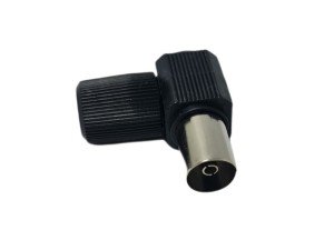 electroon Anten Fişi Dişi L Tip 60ohm Siyah - 100Adet