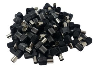 electroon Anten Fişi Dişi L Tip 60ohm Siyah - 100Adet