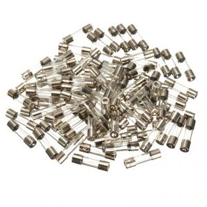 8 Amper Küçük Cam Sigorta 5x20mm 100 Adet