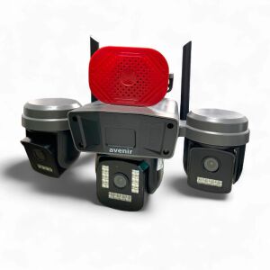 Avenir AV-S308 6MP 3 Kameralı Sirenli Wifi Kamera