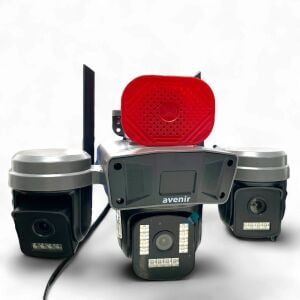 Avenir AV-S308 6MP 3 Kameralı Sirenli Wifi Kamera