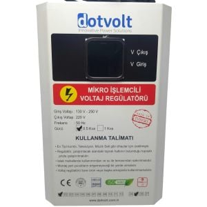 dotvolt Mikro İşlemcili Voltaj Regülatörü 500VA