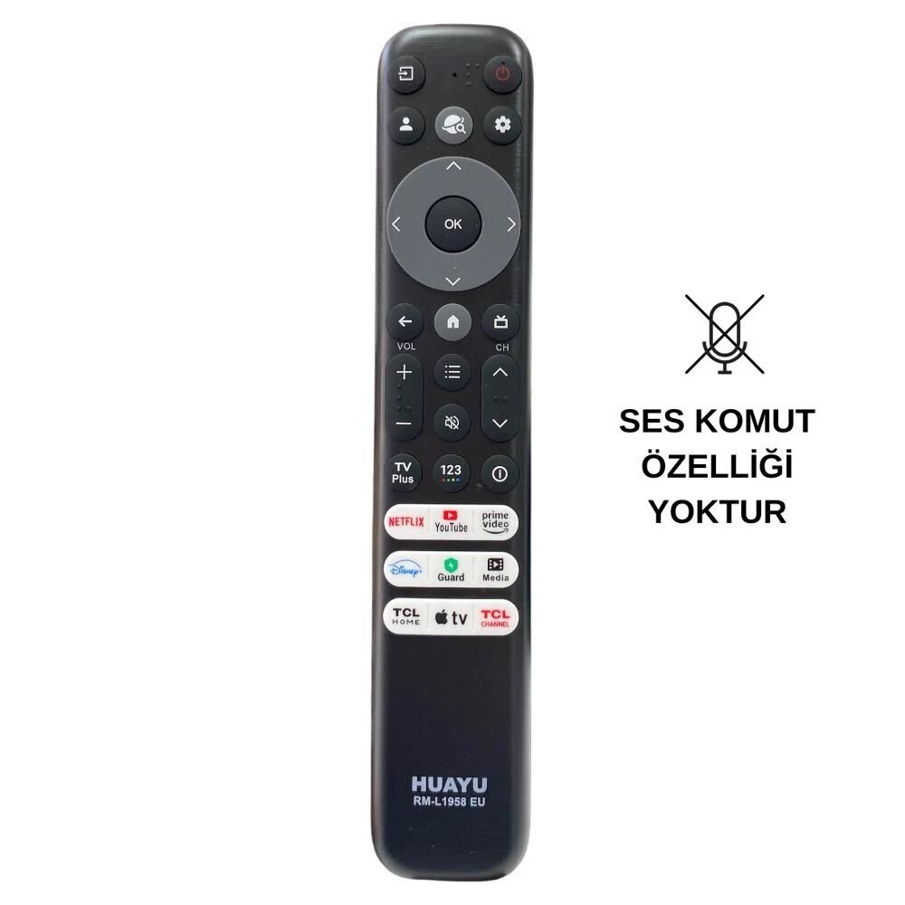 TCL Universal Android LCD-Led Tv Kumanda Huayu RM-L1958 EU - Ses Komutsuz