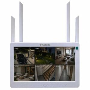 Rose 6 PTZ Kameralı 10.1'' Lcd Ekranlı Sesli Kablosuz Wifi Kamera Seti