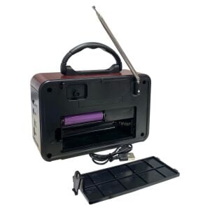 Rose SP-607 USB-SD-FM-Bluetooth Destekli Şarjlı Nostaljik Retro Radyo