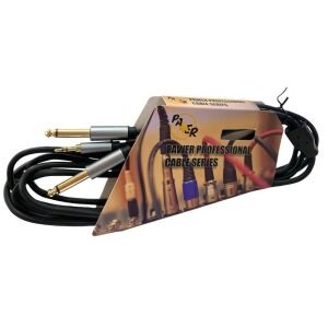 PAWER 1.5Metre 2x 6.3mm Mono - 3.5mm Stereo Kablo