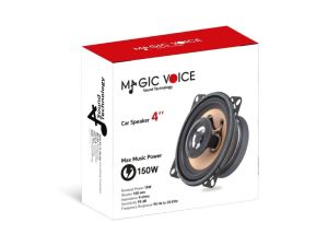 Magicvoice 150W 10Cm Tweeterli Tekli Oto Hoparlör MV-2004