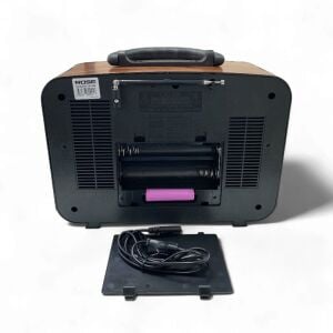 Rose SP-429 USB-SD-FM-Bluetooth Destekli Şarjlı Nostaljik Retro Radyo - Açık Kahverengi