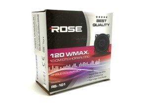 Rose 10cm 120Watt Tweeterli Oto Hoparlör