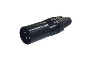 Gold Audio XLR Canon Erkek Jak - Siyah SJ-1101