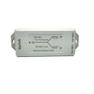 Novacom ND-PE102 10/100Mbps 1/2 POE Extender 100mt 30W İç Ortam