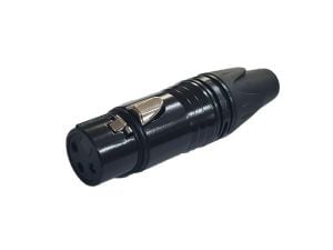 Gold Audio XLR Canon Dişi Jak - Siyah SJ-1100