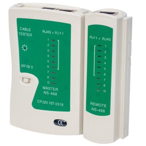Powermaster RJ45-RJ11-Cat5-Cat6 Network Kablo Test Aleti PM-2335