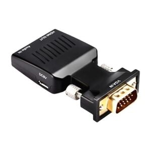 PowerMaster PM-4276 VGA to HDMI Çevirici Audio Girişli