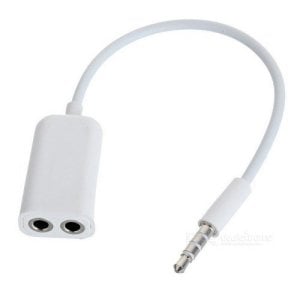 electroon Universal 3,5mm Ses ve Mikrofon Çoğaltma Splitter Kablo 10cm