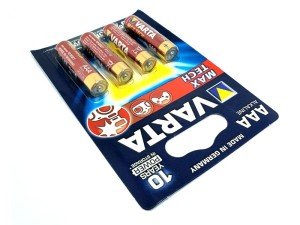Varta Max Tech AAA İnce Alkalin Kalem Pil 4'lü