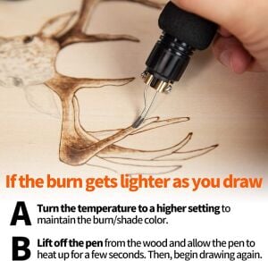 WellHise 939-2 Ahşap Yakma İstasyonu Tek Kollu