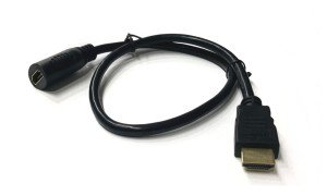 electroon HDMI Dişi-Erkek Ara Kablo 50cm Altın Uçlu