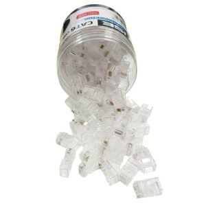 ROSE Cat6 RJ45 Konnektör 8P8C 100Adet Kutulu
