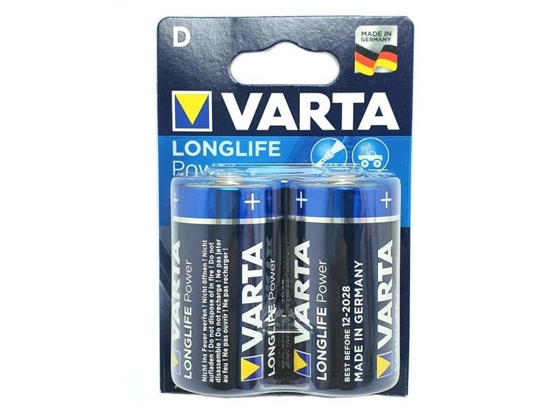 Varta Long Life Power D Büyük Boy Alkalin Pil 2'li
