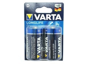 Varta Long Life Power D Büyük Boy Alkalin Pil 2'li
