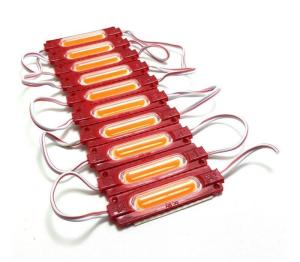 Ledwell Cob Ledli Mercekli Modül Led Kırmızı - 5Adet