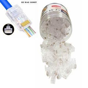 Rose EZ RJ45 Cat6 Açık Uçlu Soket 100Adet Kutulu