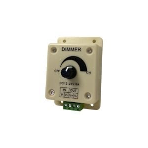 electroon DC 12-24V 8A Manuel Ayarlanabilir LED Dimmer