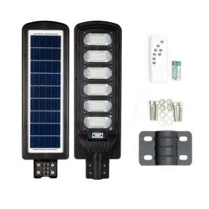 Hightek HT-3905 600W Solar Sokak Lambası Hareket Sensörlü - Kumandalı