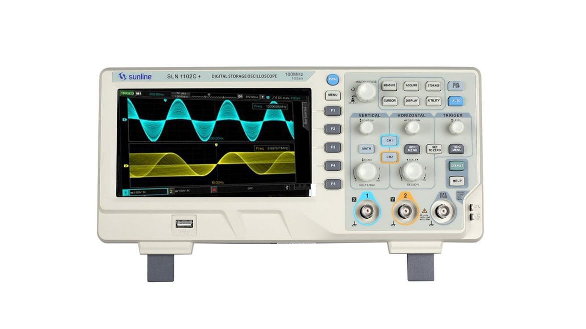 Sunline SLN-1102C+ Dijital Osiloskop 100MHz
