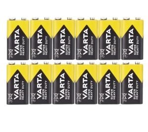 Varta Superlife Çinko 9Volt Pil - 12Adet