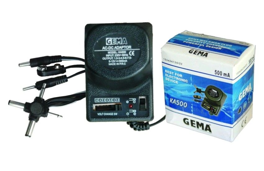 Gema KA500 12V 500 MA Kademeli Adaptör