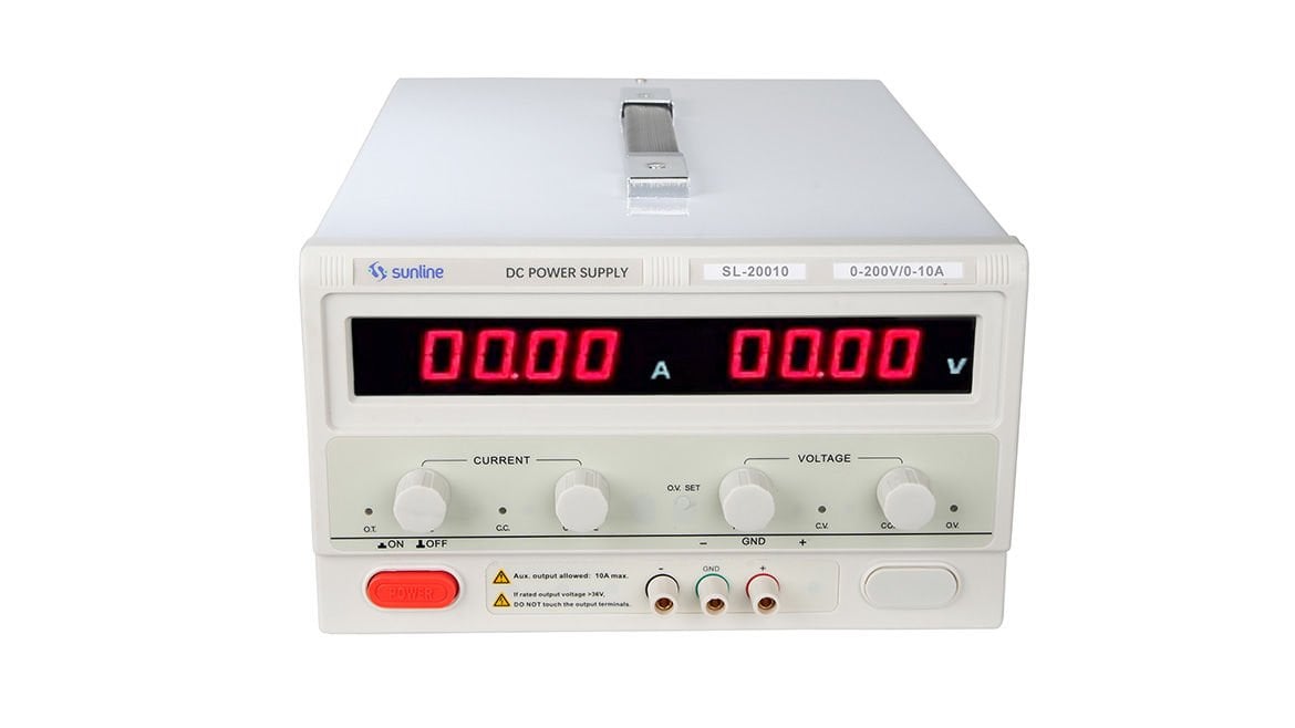 Sunline SL200-10 P 200V/10A DC Power Supply 200Volt 10Amper Güç Kaynağı