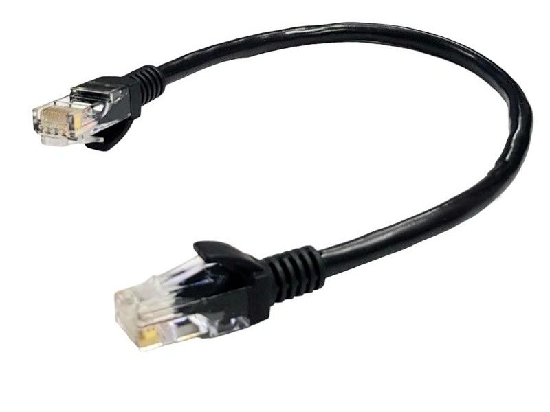 Wellbox 30cm CAT6 Patch Kablo Siyah