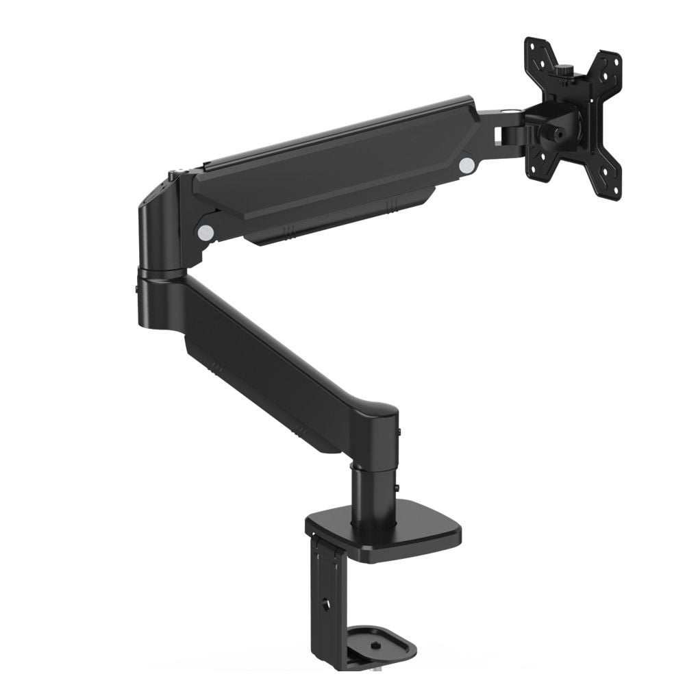 Sline M252 17-28inch Amortisörlü Hareketli Masa Üstü Tekli Monitör Standı