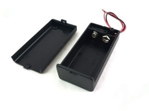 electroon 9Volt Pil Kutusu Kapaklı Anahtarlı