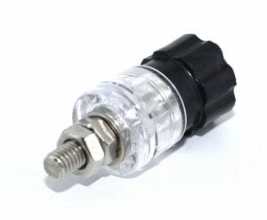electroon BRN-05 Siyah Şeffaf Dişi Born Klemens 40x15mm