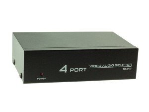 electroon AV-104 4 Port Audio Video Splitter - Çoklayıcı