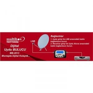 Multibox MB-2014 Mini LCD Ekranlı Pusulalı Dijital Uydu Bulucu