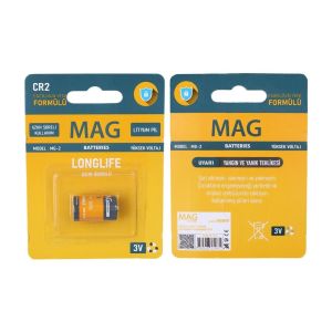 MAG MG-2 CR2 3 Volt Lityum Pil