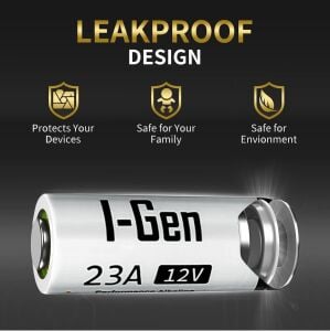 I-Gen 23A 12Volt Alkalin Pil - 5Adet