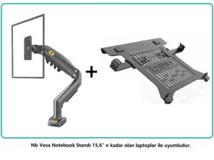 North Bayou Nb F80-FP Hareketli Notebook Masa Standı