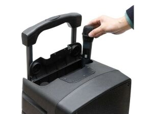 GoldAudio PA2312-EE Portatif Taşınabilir Ses Sistemi 300Watt 2xEl Telsiz Mikrofonlu