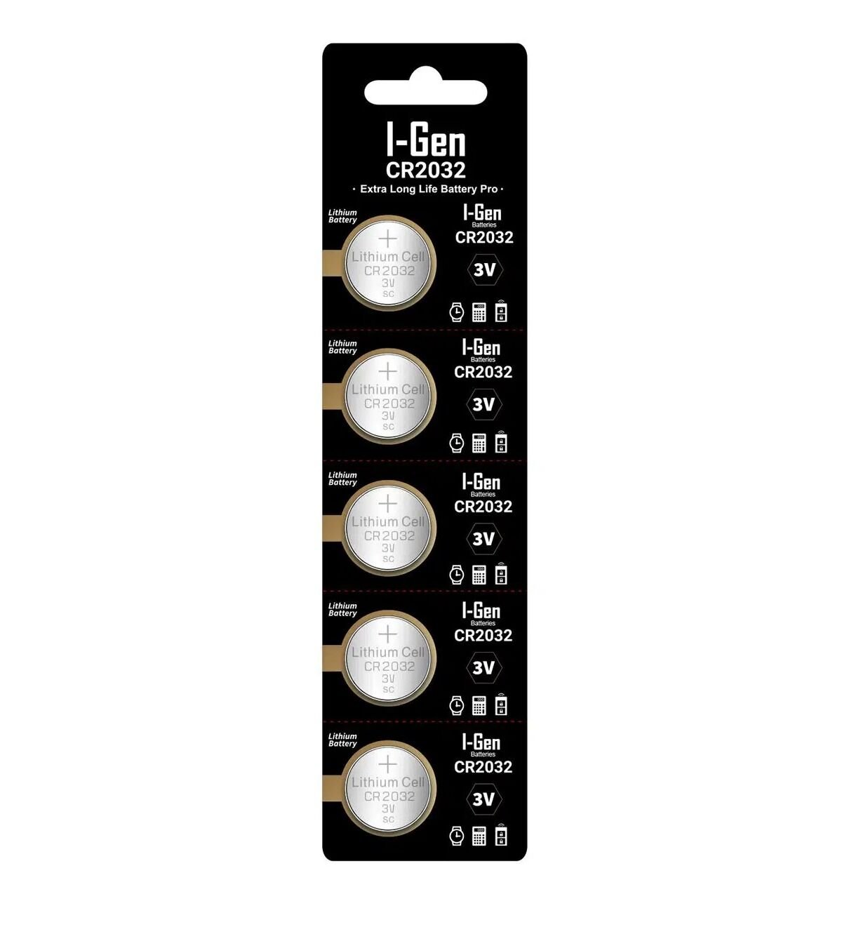 I-Gen CR2032 3 Volt Lityum Para Pil 5li Paket