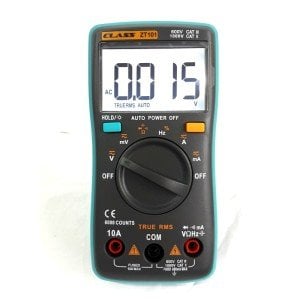 Class ZT101 Işıklı Dijital Multimetre Ölçü Aleti True RMS