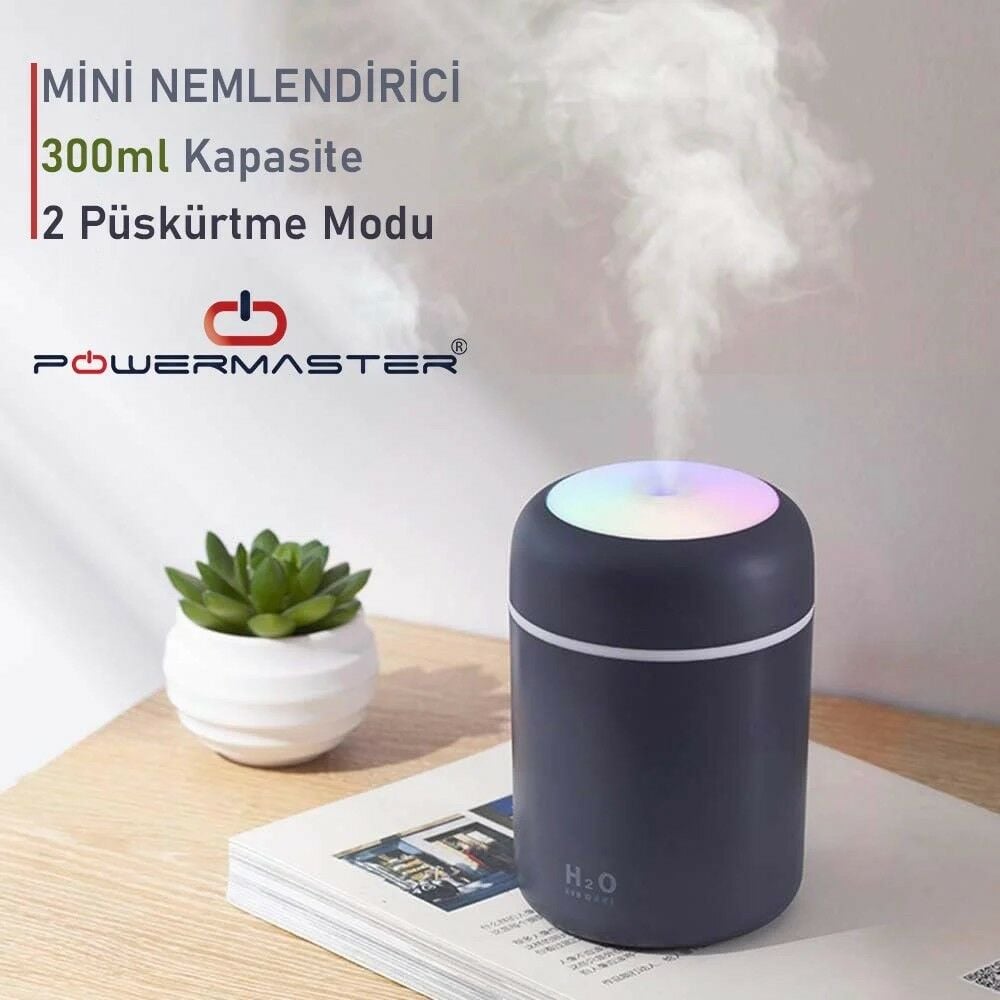 Powermaster DQ-107 H2o Usb Renkli Ortam Nemlendirici