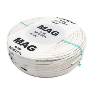 Mag R-100 2+1 2x0.22mm Cctv Kamera Kablosu 100mt
