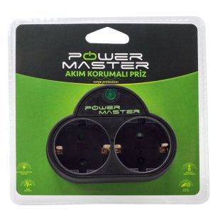 Powermaster 16916 İkili Akım Korumalı Priz